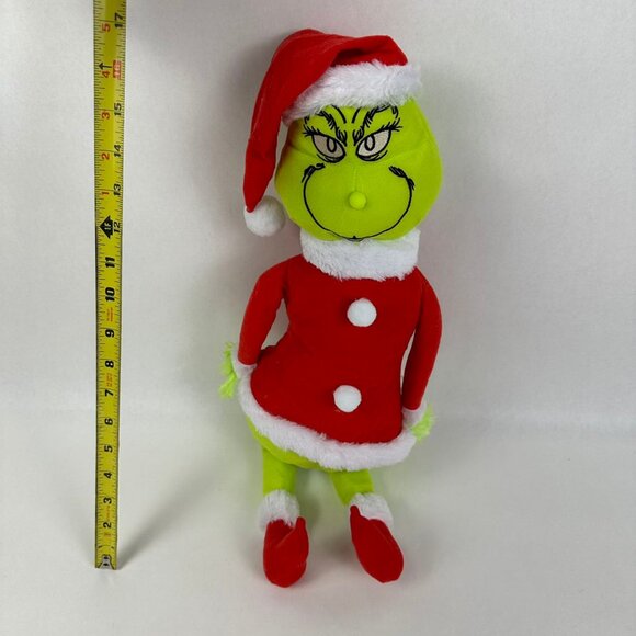 24'' Stuffed Toy Christmas Gift Grinch Plush Doll - Picture 6 of 6